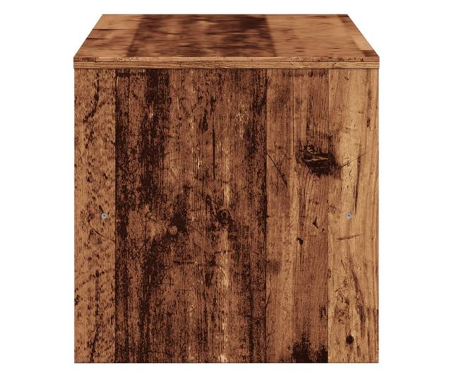 antik hatású szerelt fa TV-szekrény 120 x 40 x 40 cm