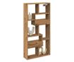 kézműves tölgy színű szerelt fa faliszekrény 50 x 15 x 100 cm thumbnail 3