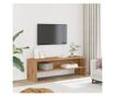 kézműves tölgy színű szerelt fa TV-szekrény 120 x 40 x 40 cm