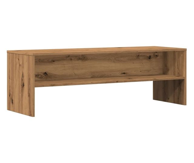 kézműves tölgy színű szerelt fa TV-szekrény 120 x 40 x 40 cm