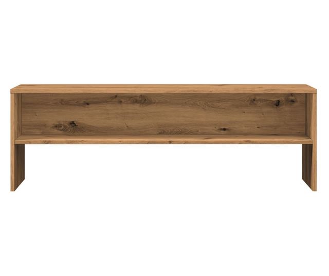 kézműves tölgy színű szerelt fa TV-szekrény 120 x 40 x 40 cm