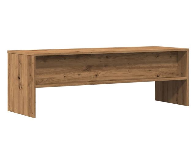 kézműves tölgy színű szerelt fa TV-szekrény 120 x 40 x 40 cm