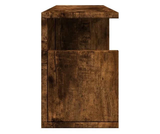 füstös tölgy színű szerelt fa faliszekrény 60 x 20 x 30 cm