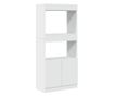 fehér szerelt fa magasszekrény 63 x 33 x 140 cm thumbnail 2