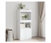 fehér szerelt fa magasszekrény 63 x 33 x 140 cm thumbnail 3