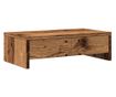 Stojan na monitor se zásuvkami old wood 50x27x15 cm kompozit thumbnail 1
