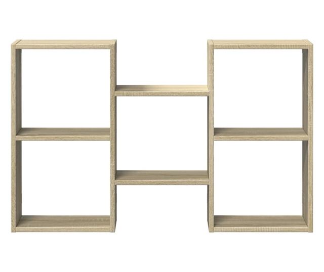 sonoma tölgy színű szerelt fa fali polc 96 x 18 x 60 cm