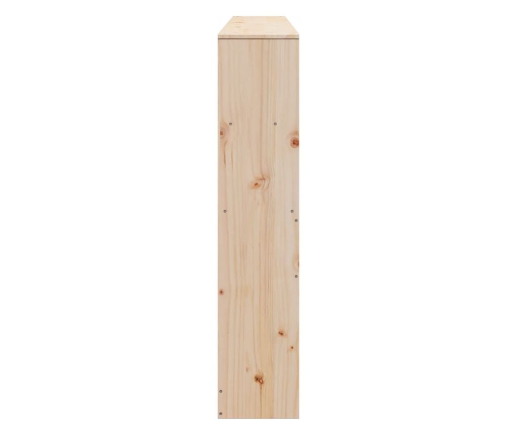 tömör fenyőfa fejtámla tárolóval 200 cm - 5