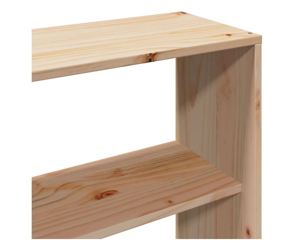 tömör fenyőfa fejtámla tárolóval 200 cm - 8