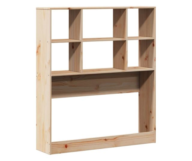 tömör fenyőfa fejtámla tárolóval 100 cm