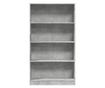 betonszürke szerelt fa könyvespolc 80 x 24 x 143 cm thumbnail 4