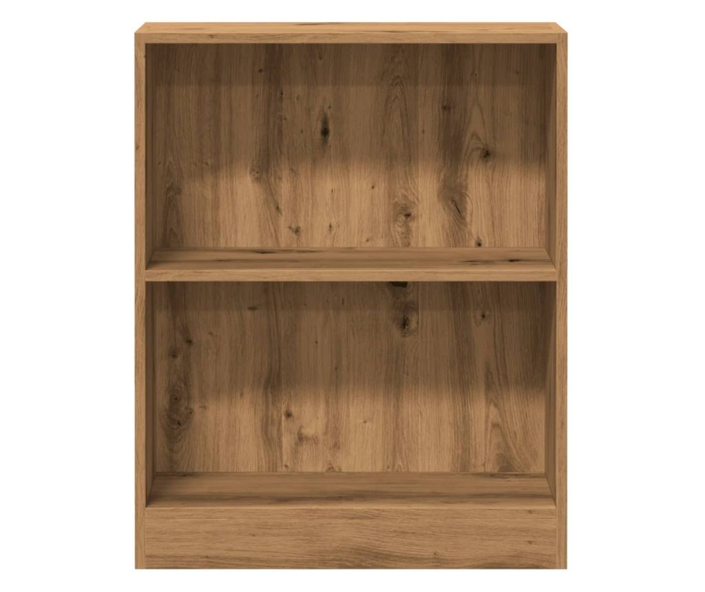 kézműves tölgy szerelt fa könyvespolc 60 x 24 x 76 cm - 4