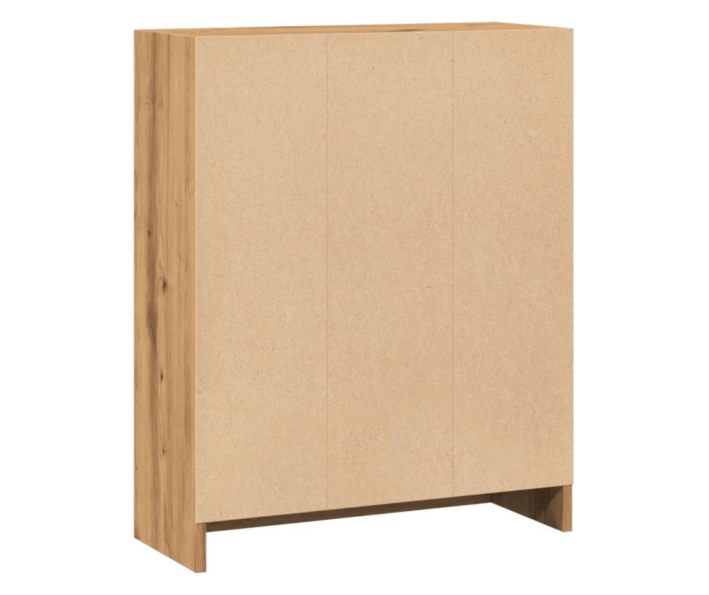 kézműves tölgy szerelt fa könyvespolc 60 x 24 x 76 cm - 6