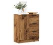 antik fa színű szerelt fa tálalószekrény 60 x 30 x 70 cm thumbnail 1
