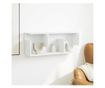 fehér szerelt fa faliszekrény 80 x 20 x 30 cm thumbnail 3