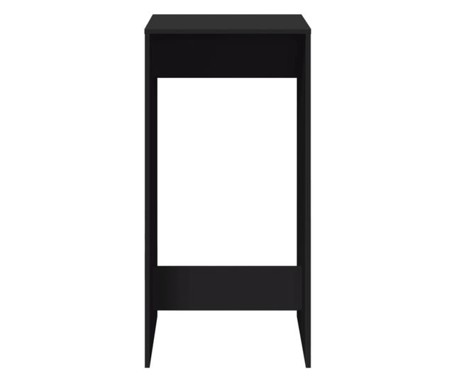 fekete szerelt fa bárasztal 51 x 50 x 103,5 cm