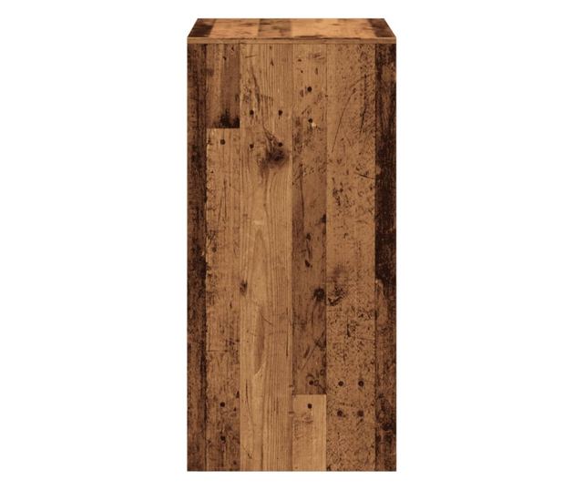 antik fa színű szerelt fa bárasztal 51 x 50 x 103,5 cm