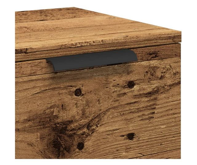 antik fa színű szerelt fa tálalószekrény 60 x 30 x 70 cm