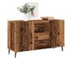antik fa színű szerelt fa tálalószekrény 100 x 36 x 60 cm
