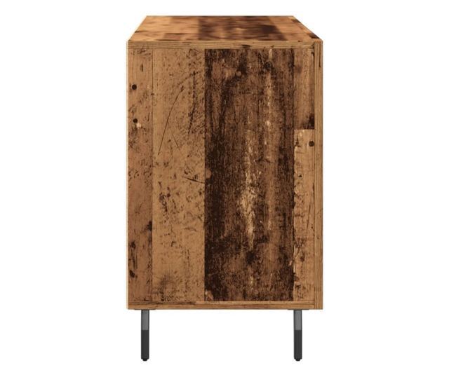 antik fa színű szerelt fa tálalószekrény 100 x 36 x 60 cm