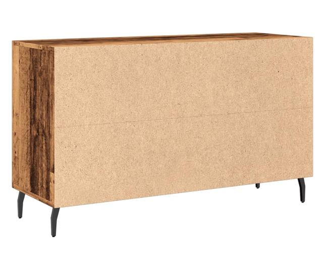 antik fa színű szerelt fa tálalószekrény 100 x 36 x 60 cm