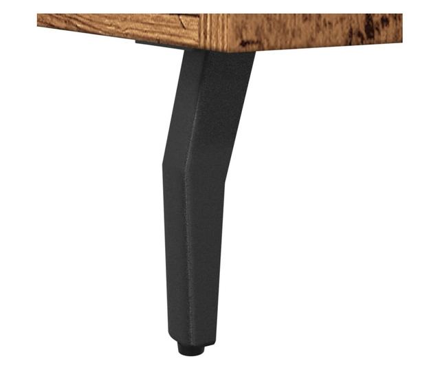 antik fa színű szerelt fa tálalószekrény 100 x 36 x 60 cm