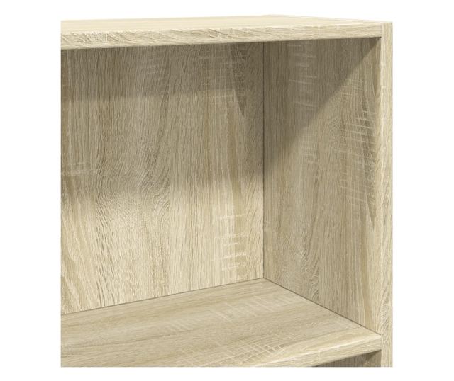 sonoma tölgy színű szerelt fa könyvespolc 60 x 24 x 109 cm