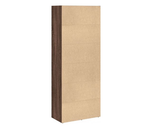 barna tölgy színű szerelt fa könyvespolc 60 x 30 x 152 cm