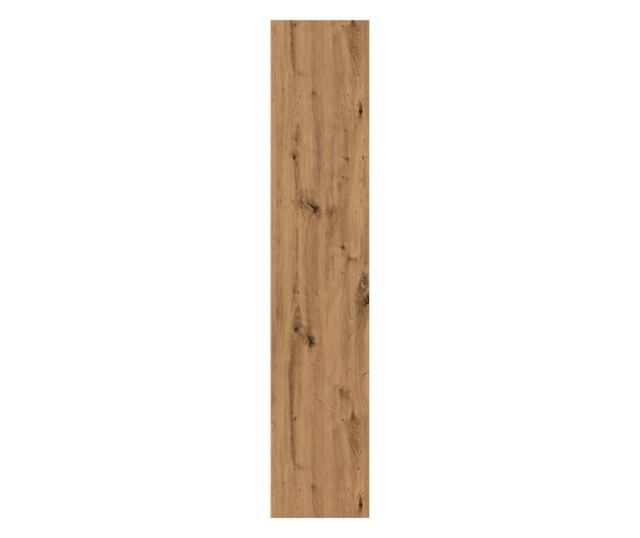 kézműves tölgy színű szerelt fa könyvespolc 60 x 30 x 152 cm