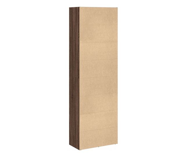 barna tölgy színű szerelt fa könyvespolc 60 x 30 x 189 cm