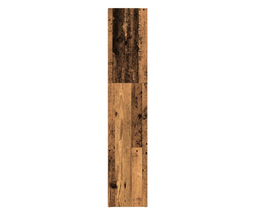 Knihovna old wood 80 x 30 x 152 cm kompozitní dřevo - 6