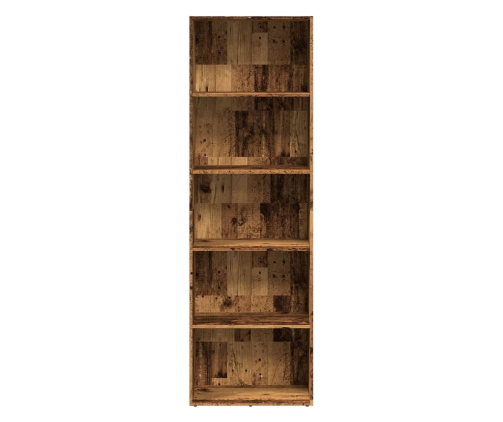 Knihovna old wood 60 x 30 x 189 cm kompozitní dřevo - 3