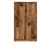 antik fa színű szerelt fa cipőszekrény 59 x 35 x 100,5 cm
