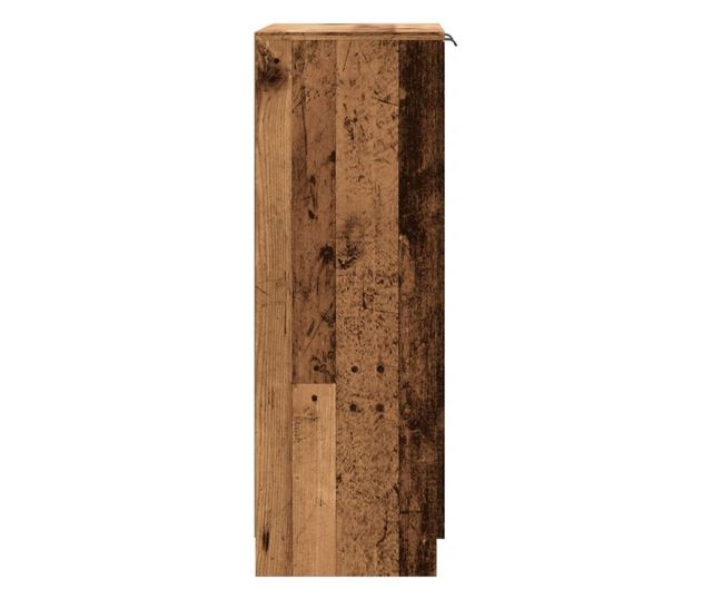 antik fa színű szerelt fa cipőszekrény 59 x 35 x 100,5 cm