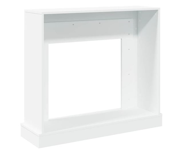 fehér szerelt fa kandallóburkolat 100 x 30 x 87,5 cm