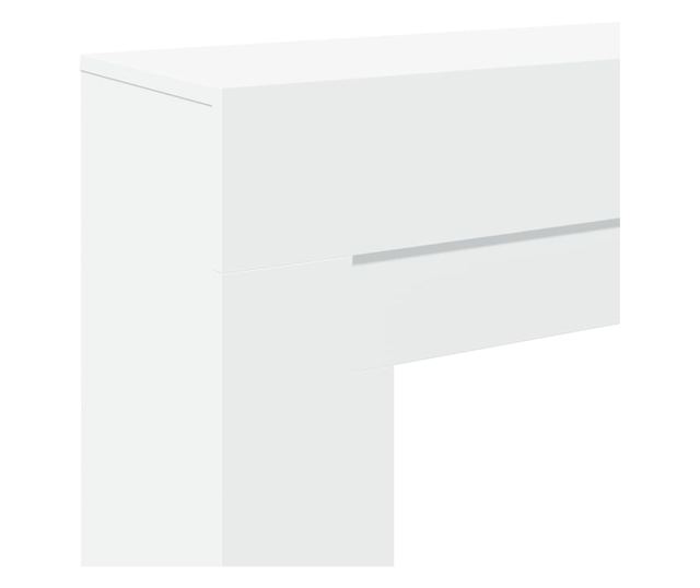 fehér szerelt fa kandallóburkolat 100 x 30 x 87,5 cm