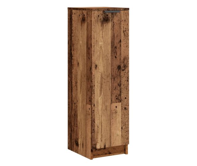 antik fa színű szerelt fa cipőszekrény 29,5 x 35 x 100,5 cm