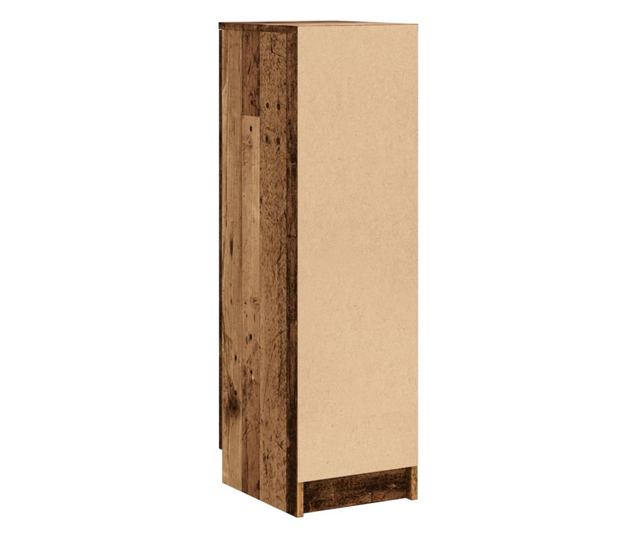 antik fa színű szerelt fa cipőszekrény 29,5 x 35 x 100,5 cm