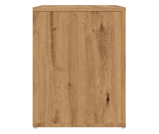 kézműves tölgy színű szerelt fa cipőtároló pad 100 x 35 x 45 cm