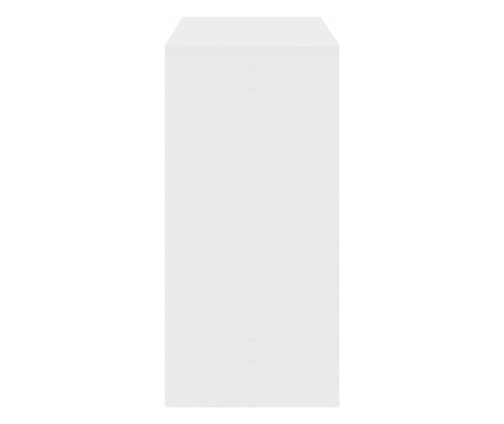 fehér szerelt fa bárasztal 102 x 50 x 103,5 cm - 5