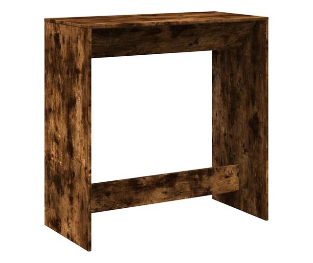 füstös tölgy színű szerelt fa bárasztal 102 x 50 x 103,5 cm