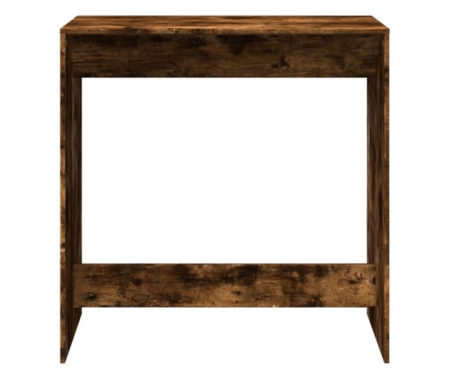 füstös tölgy színű szerelt fa bárasztal 102 x 50 x 103,5 cm