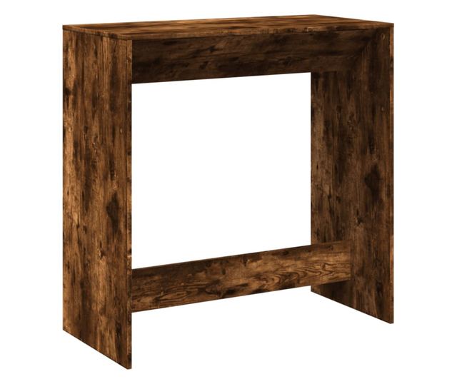 füstös tölgy színű szerelt fa bárasztal 102 x 50 x 103,5 cm