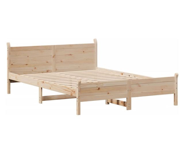 tömör fenyőfa ágy matrac nélkül 160 x 200 cm