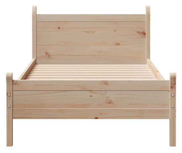 tömör fenyőfa ágy matrac nélkül 75 x 190 cm