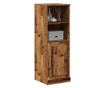 antik fa színű szerelt fa magasszekrény 36 x 35,5 x 103,5 cm thumbnail 3