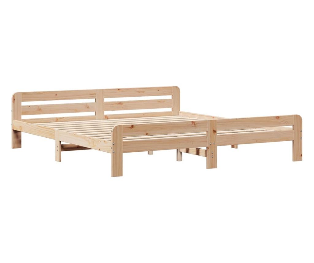 tömör fenyőfa ágy matrac nélkül 180 x 200 cm - 3