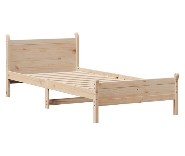 tömör fenyőfa ágy matrac nélkül 90 x 200 cm