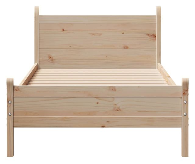 tömör fenyőfa ágy matrac nélkül 90 x 200 cm