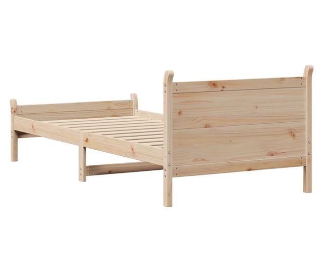 tömör fenyőfa ágy matrac nélkül 90 x 200 cm